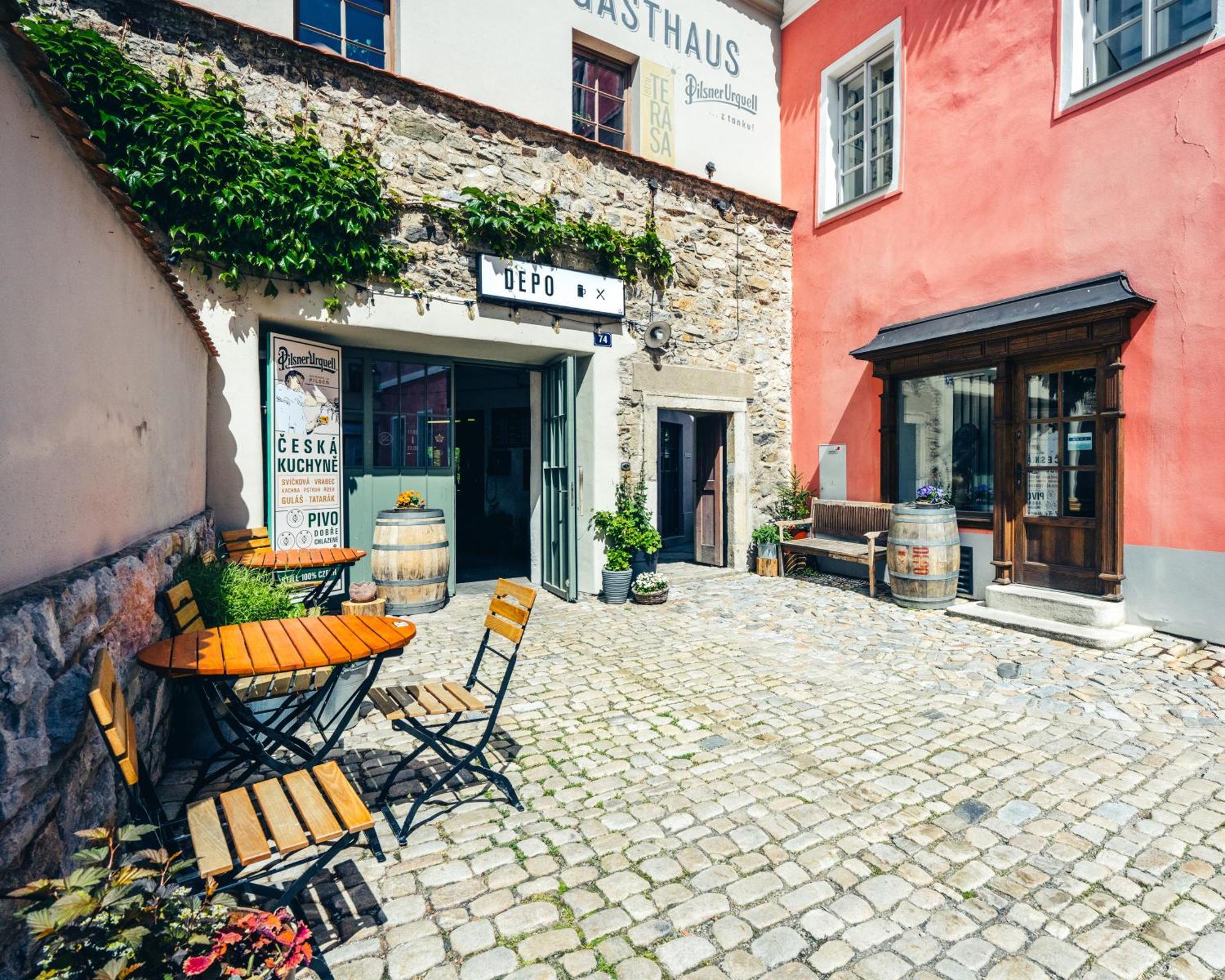 拉特朗酒店 Český Krumlov 外观 照片